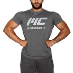 MuscleCloth Basic T-Shirt Gri