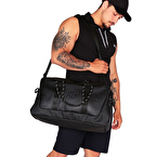 MuscleCloth Elite Kordonlu Spor Çanta Siyah