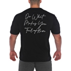 MuscleCloth Feel Alive Oversize T-Shirt Siyah