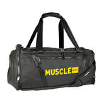 MuscleCloth Glory Silindir Çanta Siyah Turuncu