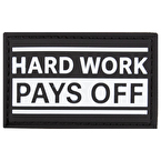 MuscleCloth Hard Work Pays Off Patch 8x5 Cm