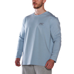 MuscleCloth MC-X Uzun Kollu Sweatshirt Açık Mavi