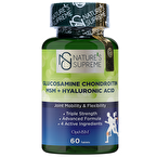 Nature's Supreme Glucosamine Chondroitin MSM + Hyaluronic Acid 60 Tablet
