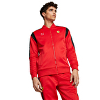 Puma Scuderia Ferrari Race MT7 Fermuarlı Sweatshirt Kırmızı