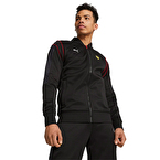 Puma Scuderia Ferrari Race MT7 Fermuarlı Sweatshirt Siyah