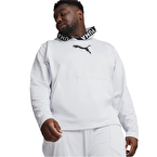 Puma Train Pwr Fleece Hoodie Kapüşonlu Sweatshirt Beyaz