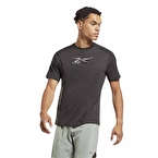 Reebok Train Speedwick Gfx Kısa Kollu T-Shirt Siyah