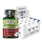 Supplementler.com L-Carnitine Shot + Nature's Supreme Multivitamin For Women Kombinasyonu