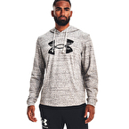 Under Armour Rival Terry Logo Hoodie Kapüşonlu Sweatshirt Gri Melanj