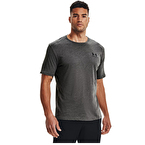 Under Armour Sportstyle Left Chest T-Shirt Koyu Gri