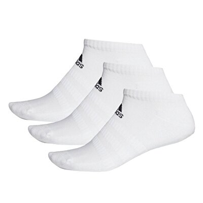 Adidas Cush Low 3'lü Çorap Beyaz
