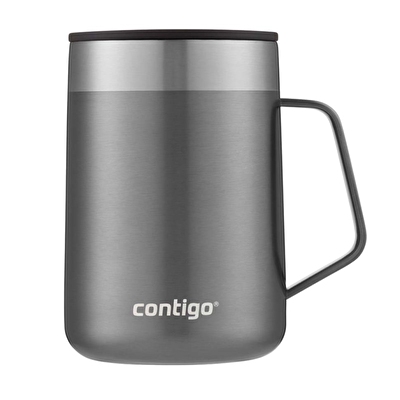 Contigo Streeterville ThermaLock Vakumlu Termos Kupa 420 ml Koyu Gri