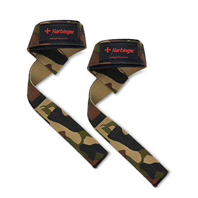 Harbinger Padded Cotton Lifting Straps Kamuflaj