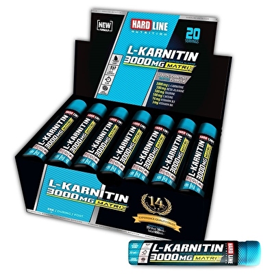 Hardline L Karnitin Matrix 3000 Mg 20 Ampul Supplementler