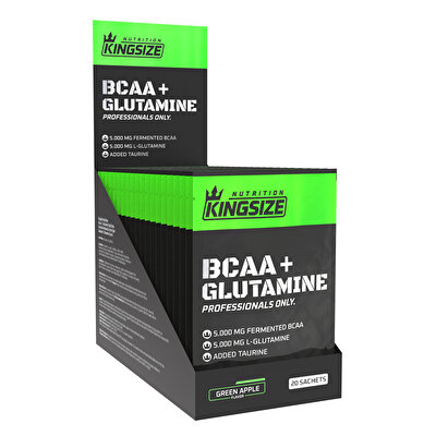 Kingsize Nutrition BCAA + Glutamine Powder 12 Gr 20 Saşe
