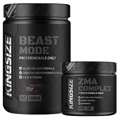 Kingsize Nutrition Beast Mode + ZMA Complex Kombinasyonu