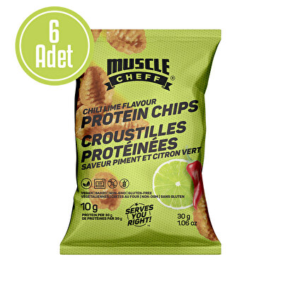 Muscle Cheff Protein Chips 30 Gr 6 Adet
