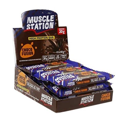 Muscle Station Protein Bar Chocofusion 65 Gr 12 Adet