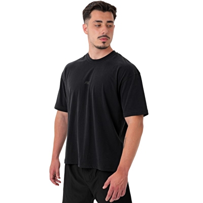 MuscleCloth Basic Oversize T-Shirt Siyah