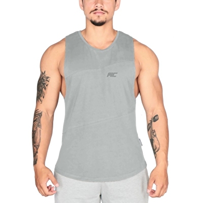 MuscleCloth Elite Kolsuz T-Shirt Gri
