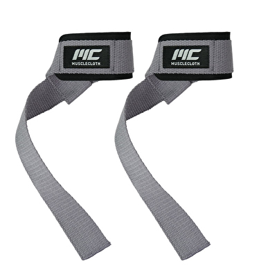 MuscleCloth Padded Lifting Straps Gri