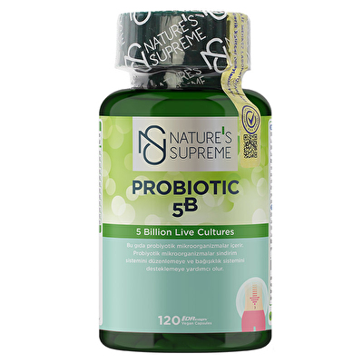 Nature's Supreme Probiotic 5B 120 Kapsül