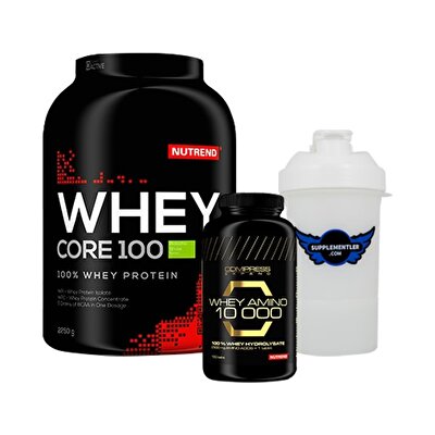 Nutrend Whey Protein 2.25 Kg + Whey Amino 10000 + Shaker