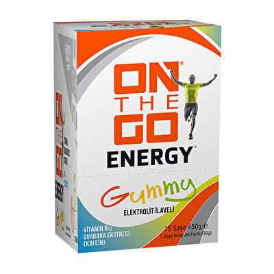 On The Go Energy Gummy 30 Gr 15 Adet