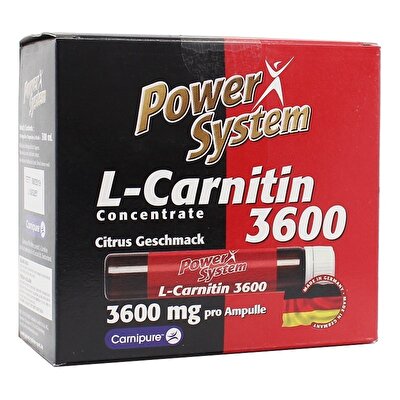 Power System L-Carnitine 3600 Mg 10 Ampül
