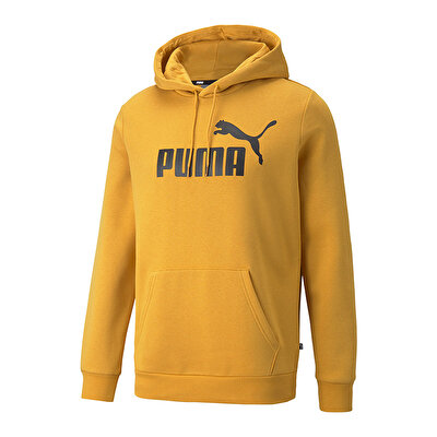 Puma Ess Big Logo Hoodie Kapüşonlu Sweatshirt Sarı