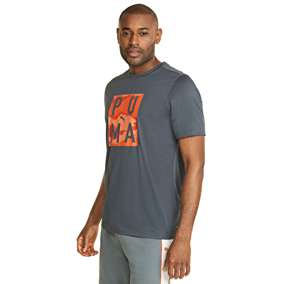 Puma Train Graphic Tee T-Shirt Gri