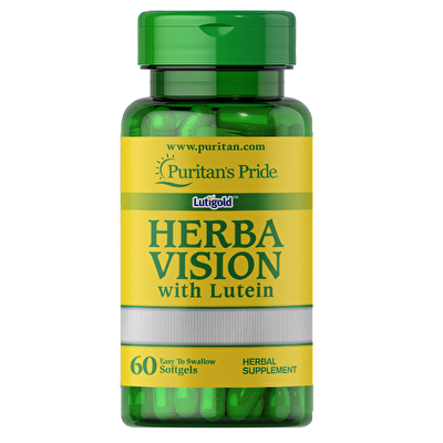 Puritan's Pride Herbavision with Lutein and Bilberry 60 Kapsül