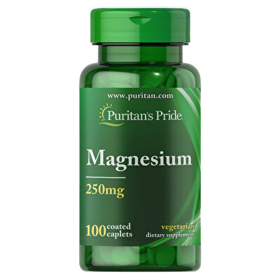 Puritan's Pride Magnesium 250 Mg 100 Tablet
