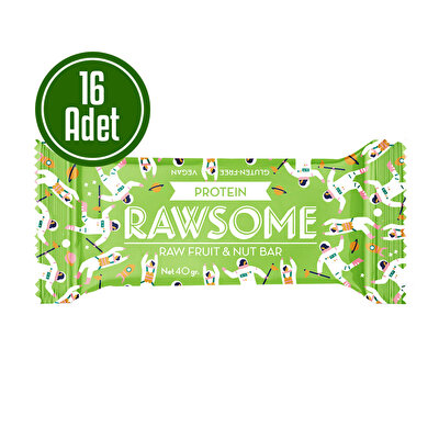 Rawsome Protein Bar 40 Gr 16 Adet