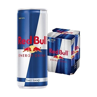 Red Bull Enerji İçeceği 4 x 250 mL