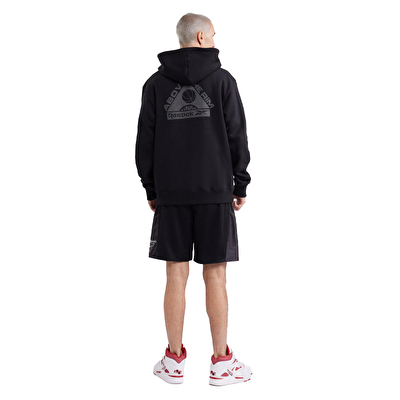 Reebok Above The Rim Kapu onlu Sweatshirt Siyah Supplementler