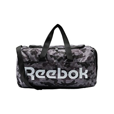 Reebok Active Core Graphic Duffel Bag Medium Çanta Siyah Kamuflaj