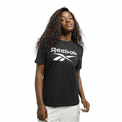 Reebok ID Kadın Kısa Kollu T-Shirt Siyah