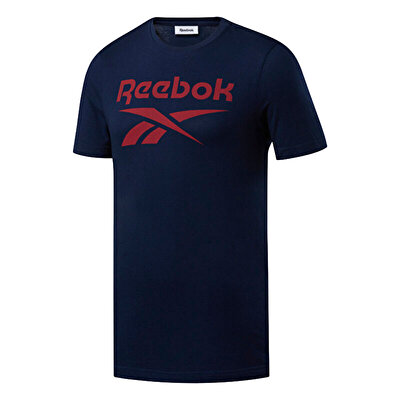 Reebok Rı Big Logo Kısa Kollu T-Shirt Mavi