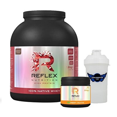 Reflex Native Whey Protein 1800 Gr + Creapure Creatine 250 Gr Kombinasyonu