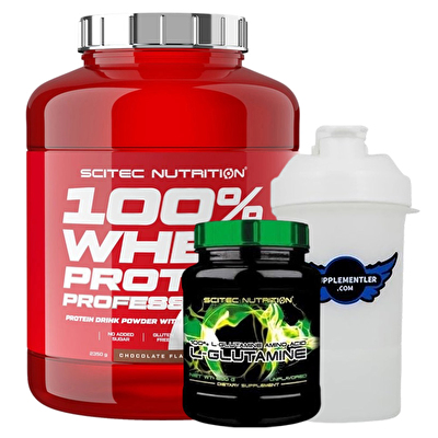 Scitec Whey Professional + L-Glutamine Kombinasyonu