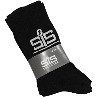 SiS Sportwear Uzun Çorap 3’lü - Siyah