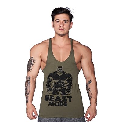 Supplementler.com Beast Mode Hlk Fitness Atleti Yeşil
