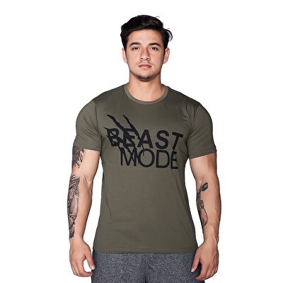 Supplementler.com Beast Mode T-Shirt Yeşil Siyah