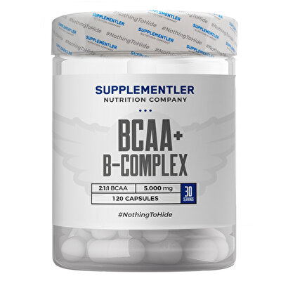 Supplementler.com BCAA+ B-Complex 120 Kapsül