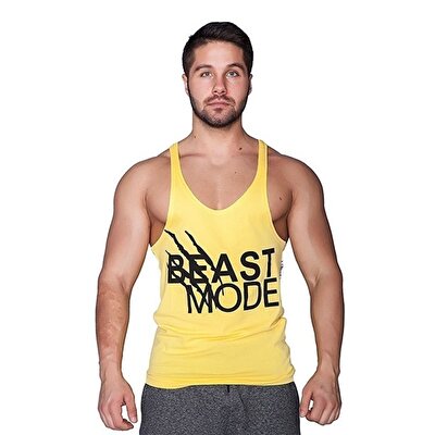 Supplementler.com Beast Mode Fitness Atleti Sarı