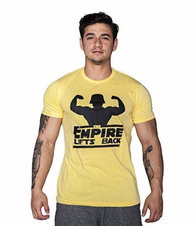 Supplementler.com Empire Lifts Back T-Shirt Sarı