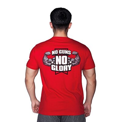 Supplementler.com No Guns No Glory T-Shirt Kırmızı
