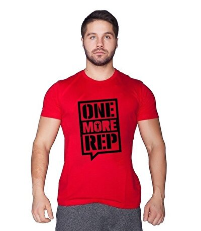Supplementler.com One More Rep T-Shirt Kırmızı