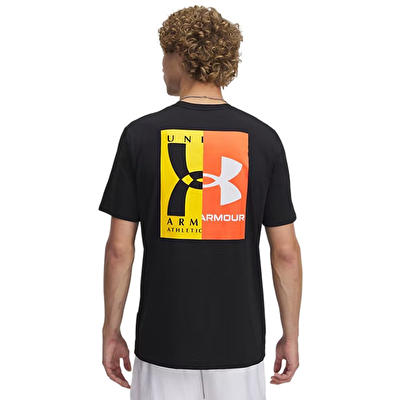 Under Armour 60/40S Evol Logo Kısa Kollu T-Shirt Siyah